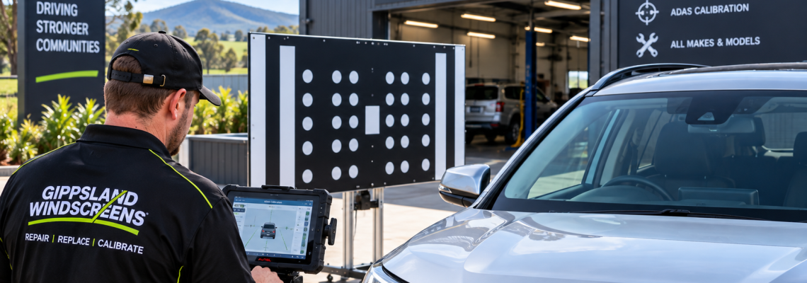 ADAS windscreen calibration